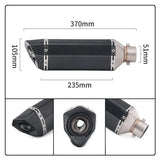 Slip on 51mm Motorcycle Exhaust System Muffler Escape