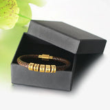 Custom Family Names Bracelet for Men Personalized Braided