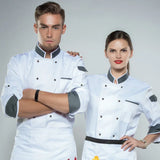 chef shirt Chef Jacket Long Adjustable Sleeve Men