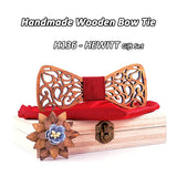 Mahoosive New Floral Wood Bow Ties for Men