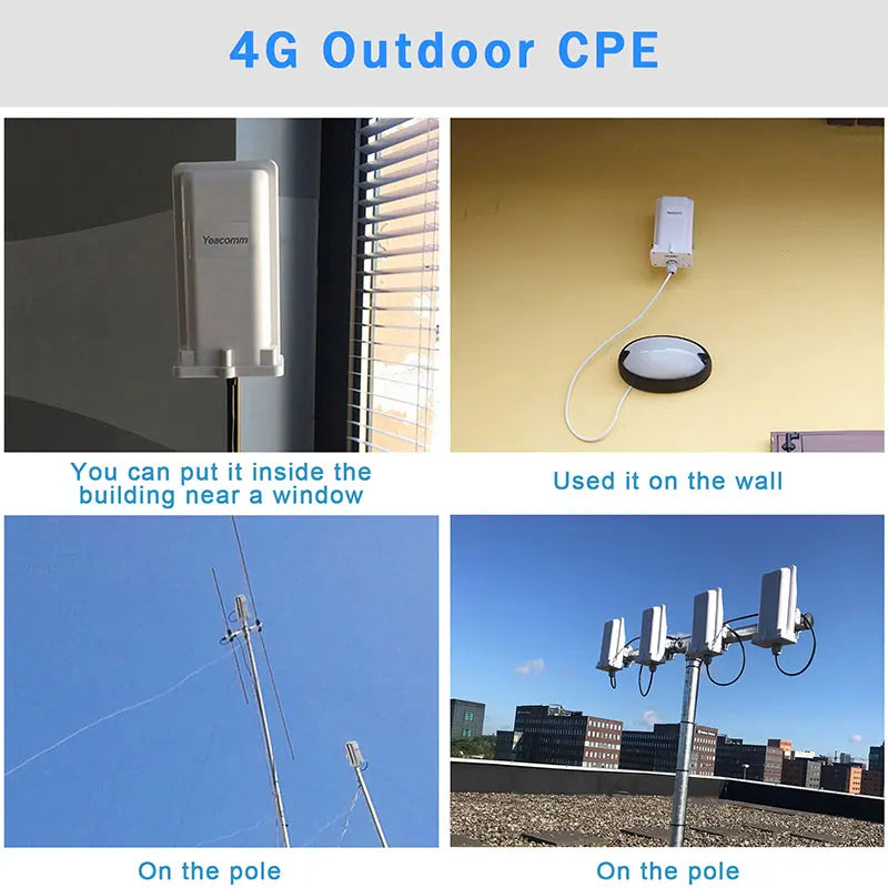 Support POE Yeacomm YF-P11 Outdoor 4G CPE Router