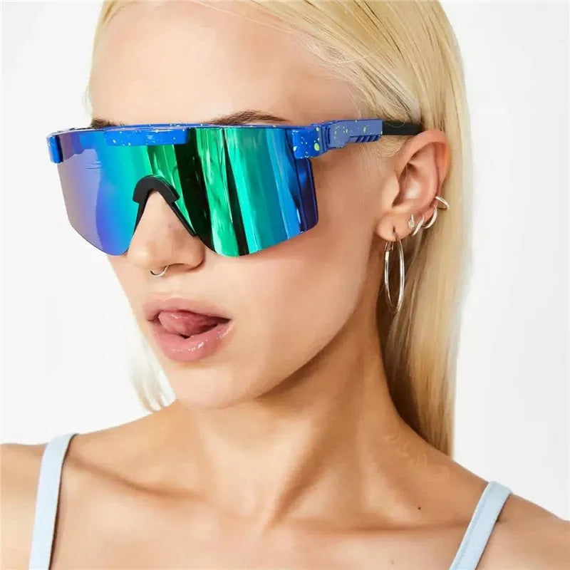 2021 Outdoor Goggle Sun Glasses Women Men Blue