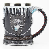 GOT Mug Goblet Stainless Steel Resin 3D Beer