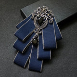 High Quality Korean Fashion New Crystal Bow Tie