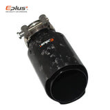 EPLUS Car Glossy Scattered Pattern Carbon Fiber Muffler