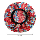 Multicolor Printed African Pattern Nightcap Set