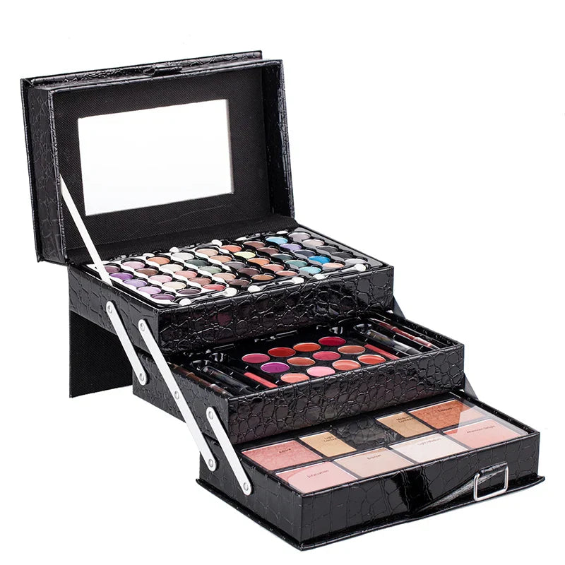 DUER LIKA Black Pattern Portable Professional 45Color Eye