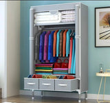 Non-Woven Fabrics Wardrobe Coffee Fabric Closet Portable Folding