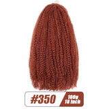 18inch Synthetic Afro Kinky Marley Braids Hair Soft