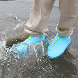 FamtiYaa Waterproof Shoe Cover Silicone Overshoes with Zipper