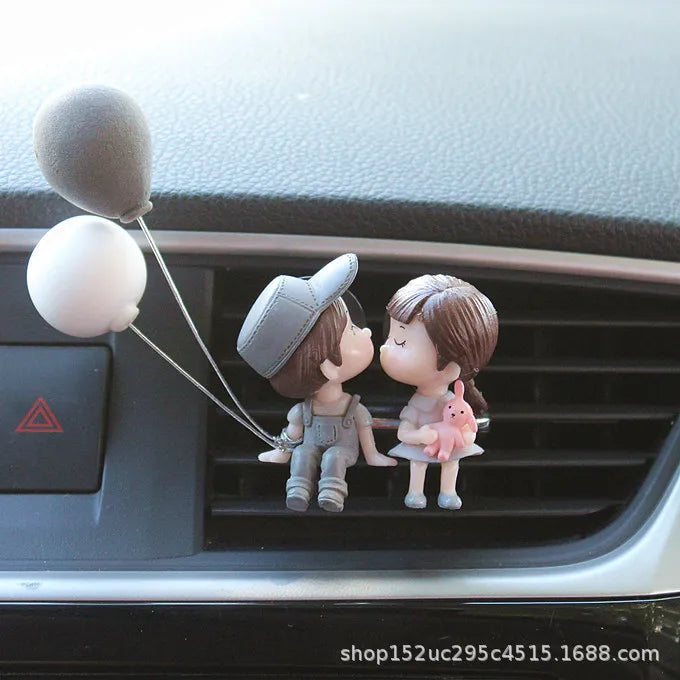 Car Air outlet clip Decoration Cute Cartoon Couples