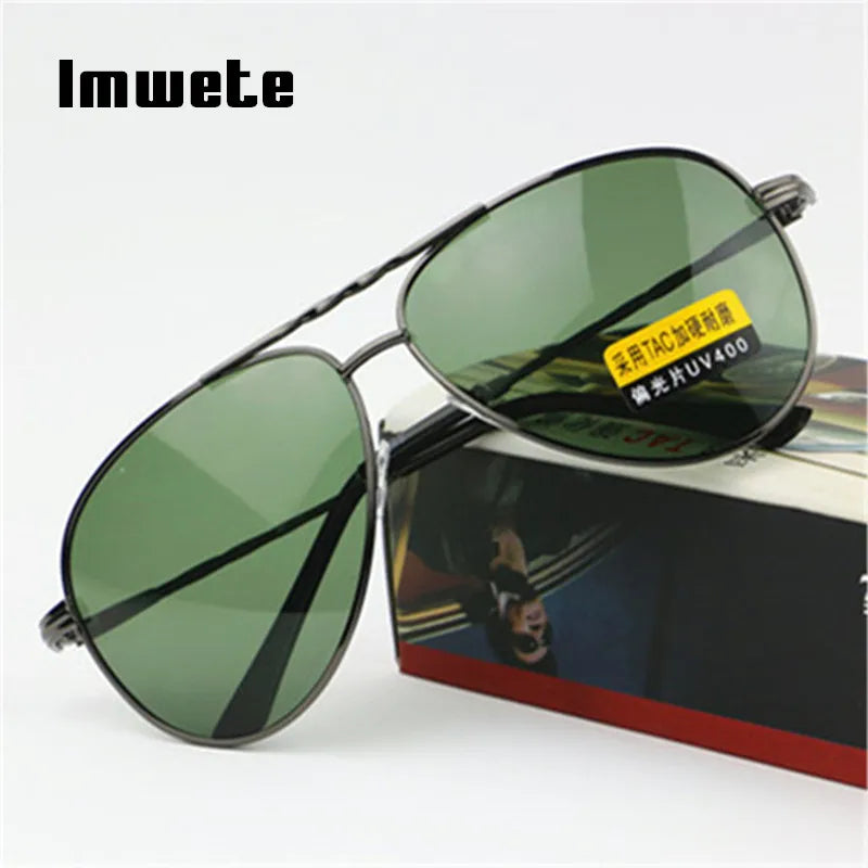 Imwete Polarized Sunglasses Men TAC Sun Glasses Female
