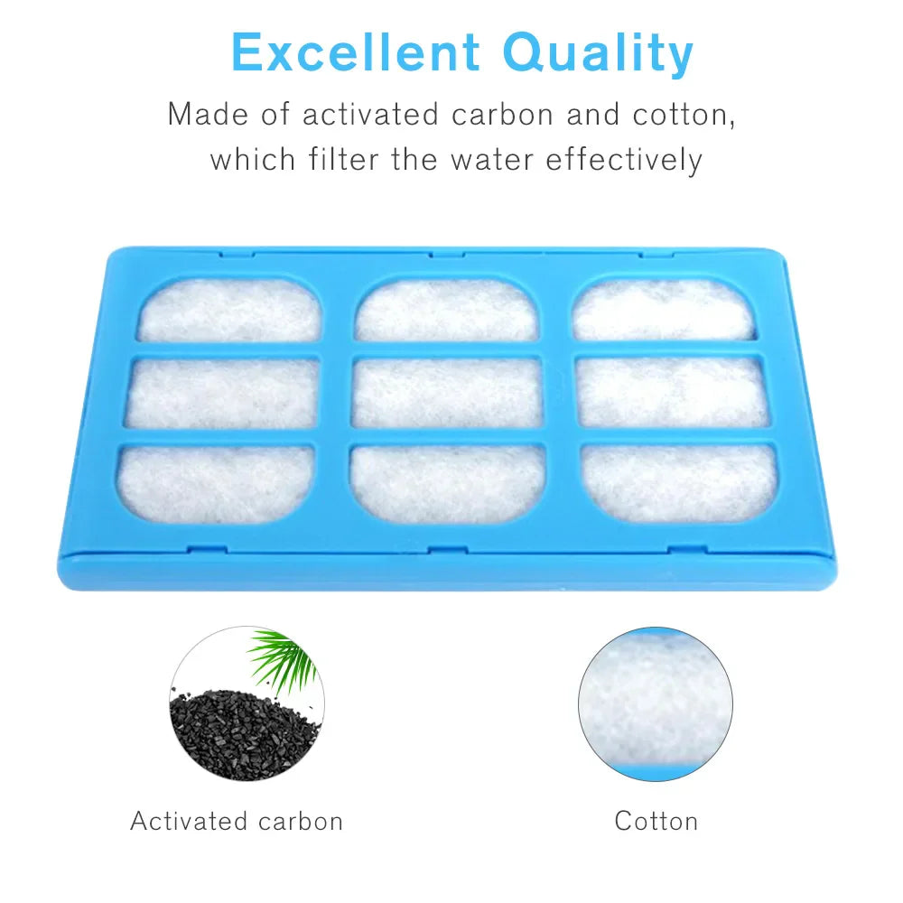 12 PCS Fountain Accessories Pet Water Fountain Filter