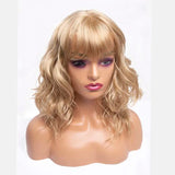 Amir Brown Wigs Synthetic Natural Wavy Wigs for