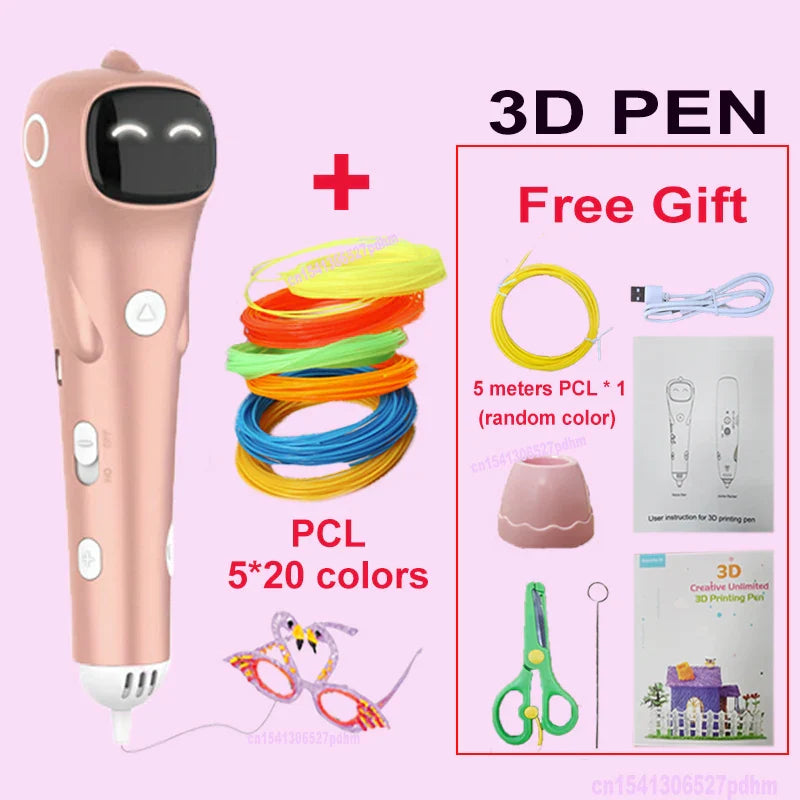 Creative 3D Pen for Safe DIY Art -