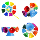 8-Note Hand Bell Children Music Toy Rainbow Percussion