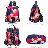 Factory Sale Multifunctional Antitheft Backpacks Oxford Shoulder Bags