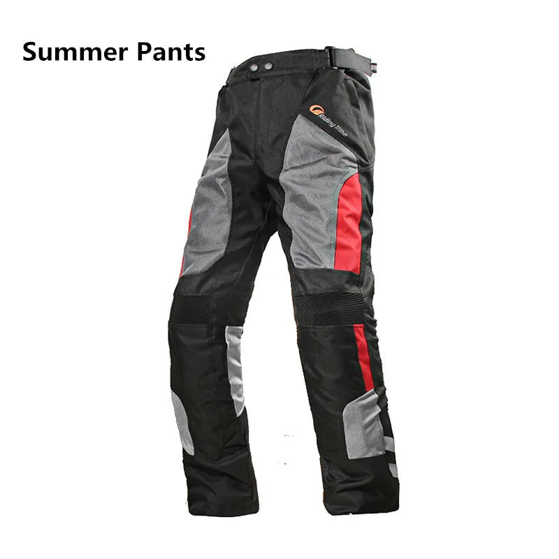 Motorcycle Pants Waterproof Breathable Warm All Season Motocross Rally Rider Riding Protection Trousers With free Kneepads HP-12