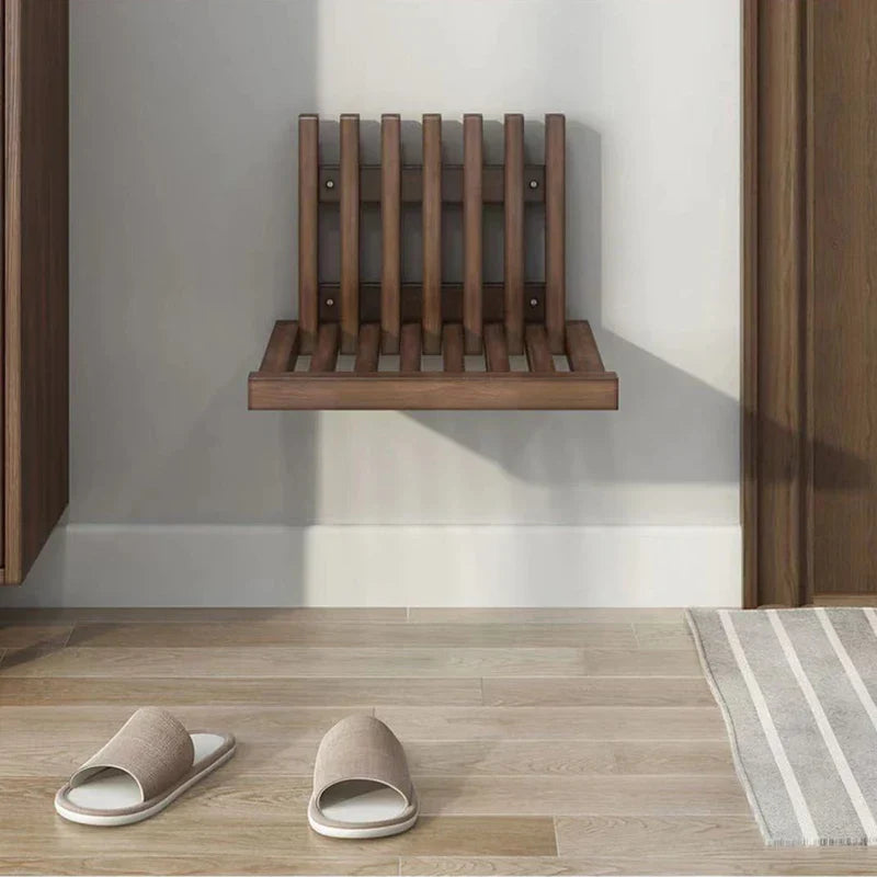 Ultra Thin Hidden Wall Hanging Folding Stool Porch