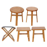 Multipurpose Portable Kids Small Bamboo Low Stool Children's