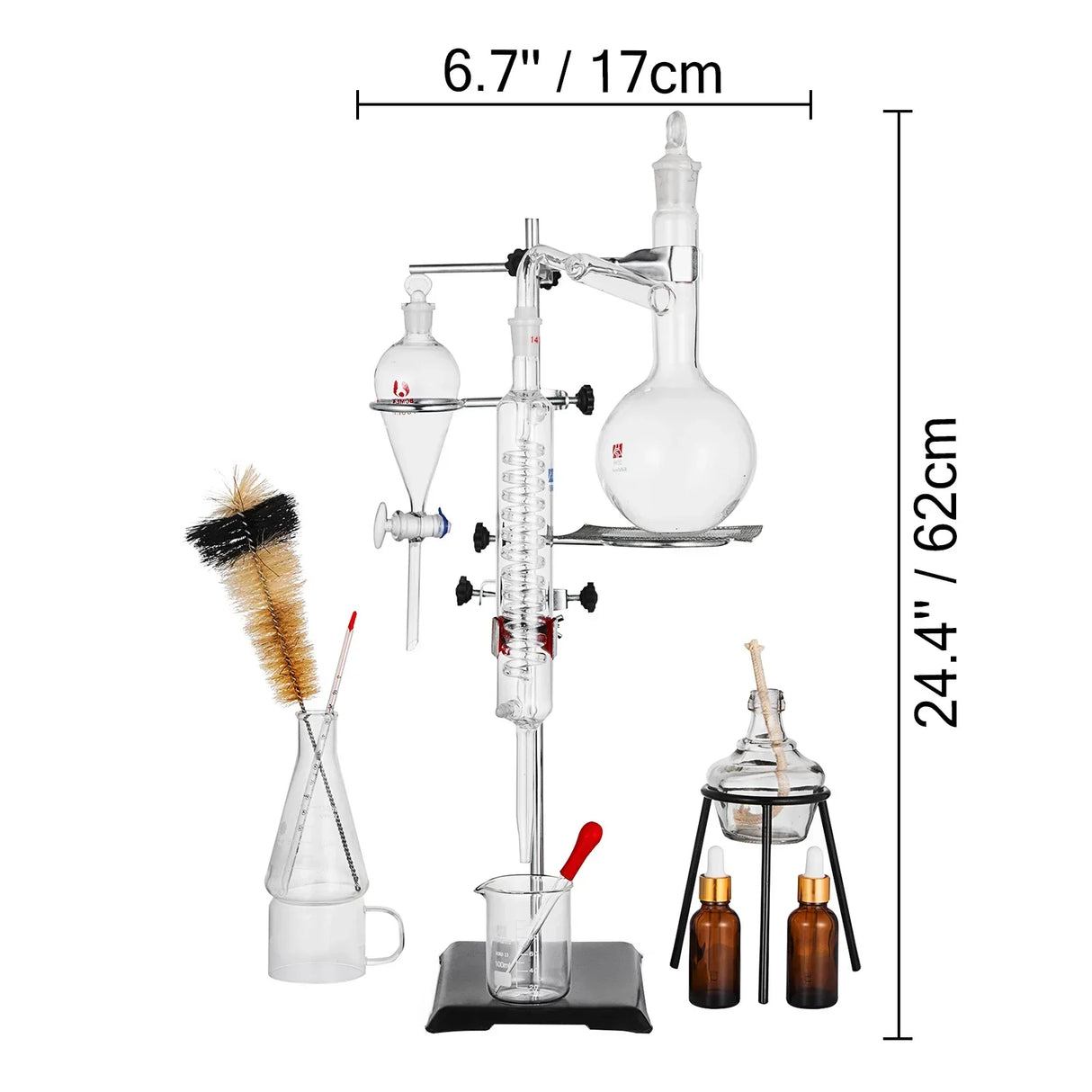 VEVOR 500ML 2L 3L 5L Lab Pure Water