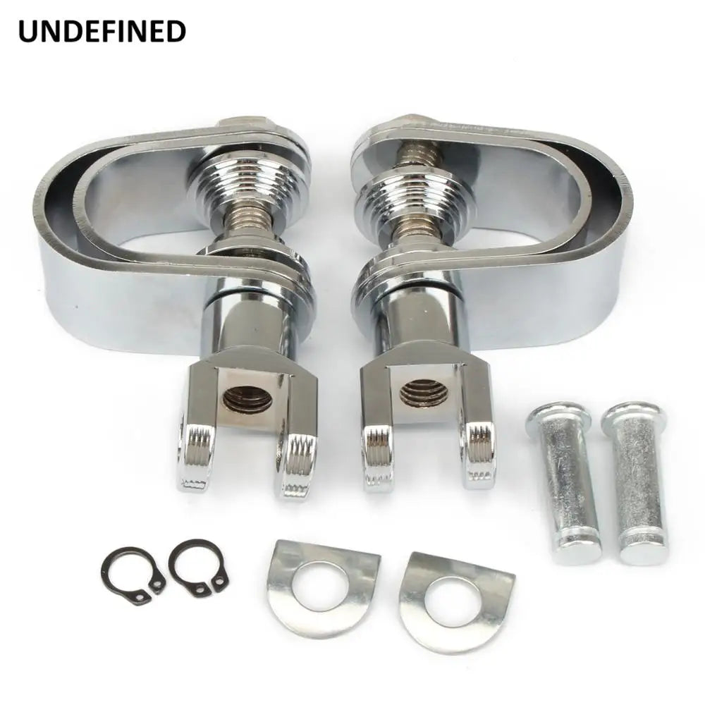 1-1/4" Chrome Motorcycle Highway Foot Pegs for Harley Chopper