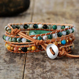 Exclusive New Women Bracelets Natural Stone Lava Beads