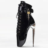 JIALUOWEI New 7Inch Stiletto High Heel Lock Wrap