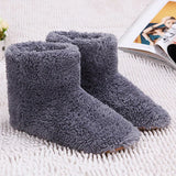 Winter USB Heater Foot Shoes Plush Warm Electric