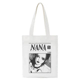 Shopping Bags Nana Anime Manga Nana Osaki And Ren Honjo Tote Bag Harajuku Handbags Shoulder Bags Casual Handbag Women Canvas Bag