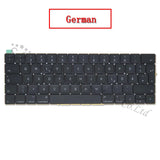 New A1706 A1707 US/UK/Spanish/Korean/French Keyboard For Macbook Pro