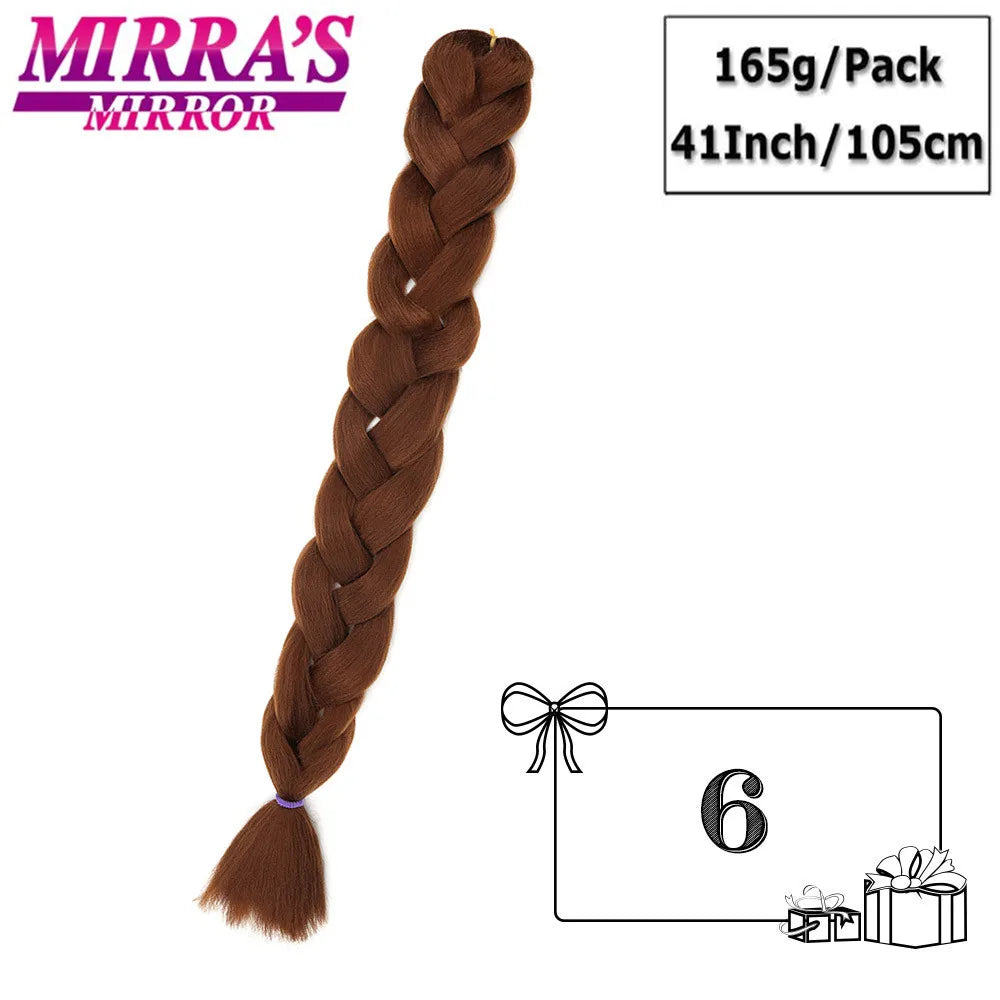 82" Jumbo Box Braids Synthetic Hair Extensions