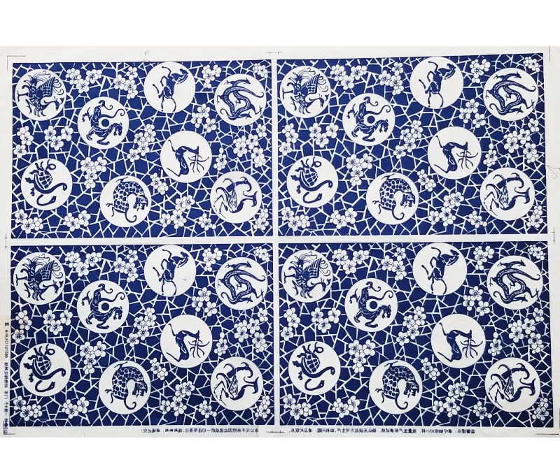 Pottery ceramics clay Transfer paper glaze underglaze flower