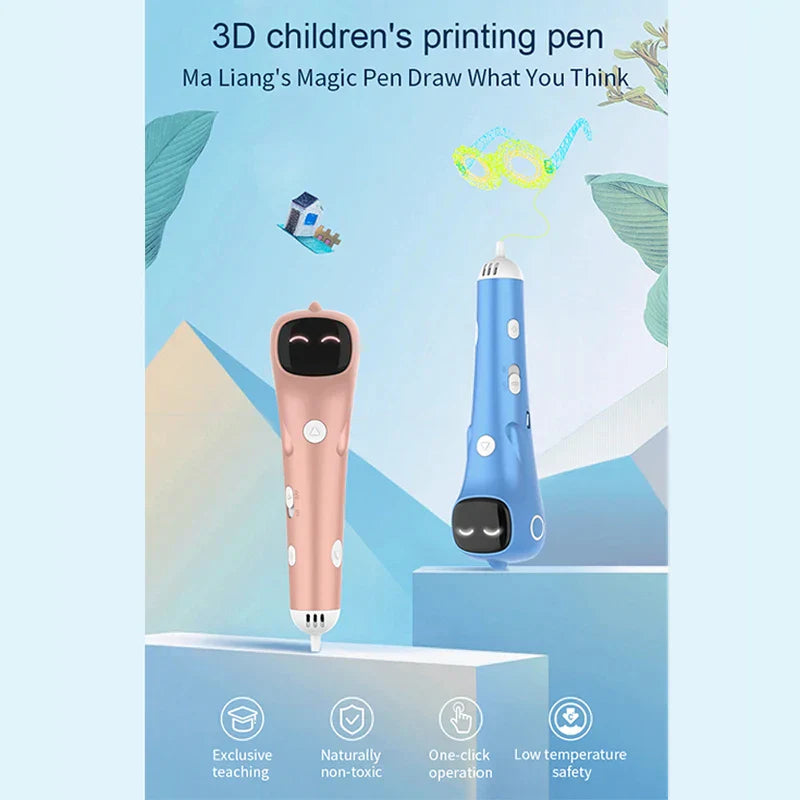 Creative 3D Pen for Safe DIY Art -