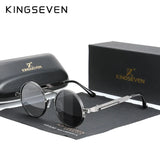 KINGSEVEN High Quality Gothic Steampunk Sunglasses Polarized Men