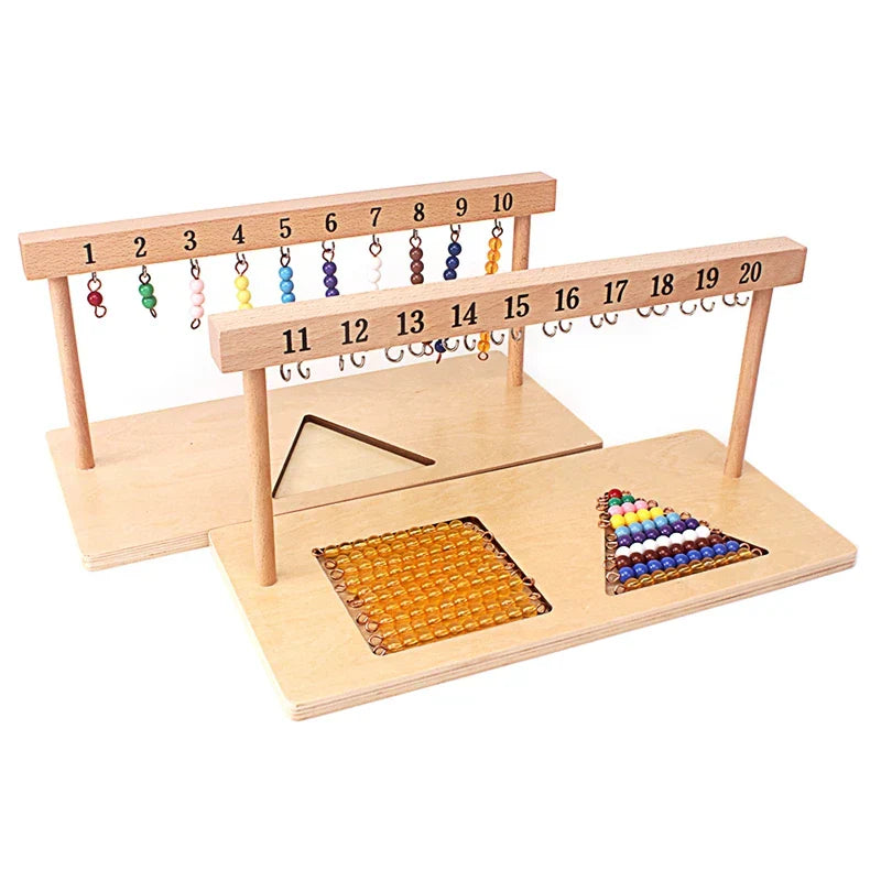 Montessori Teaching Math Toys Digitals Numbers 1-20 Hanger