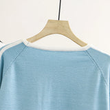 Womens Sweaters Plus Size Fashion Autumn Jumper Striped