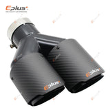 EPLUS Car Carbon Fiber Matte Muffler Tip Y