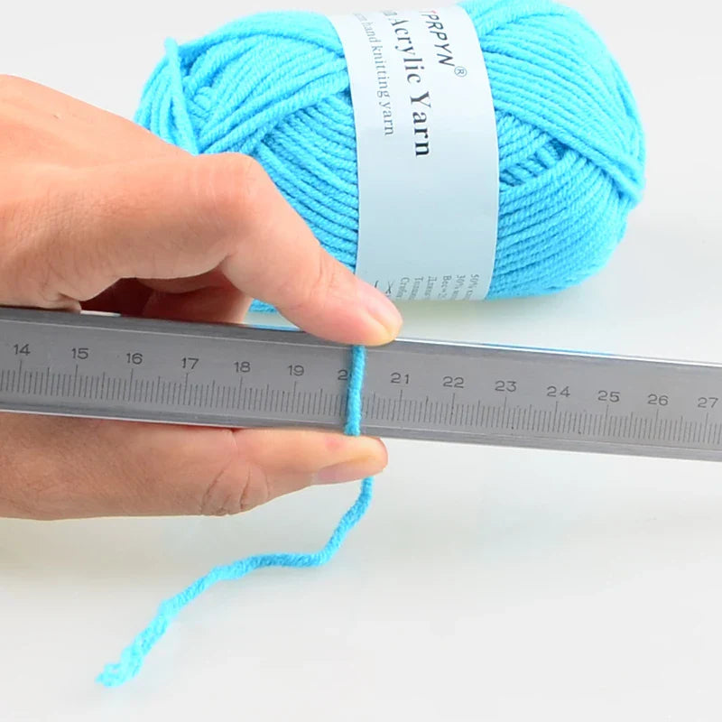 TPRPYN 12Pc Milk Cotton Yarn For Hand Knitting