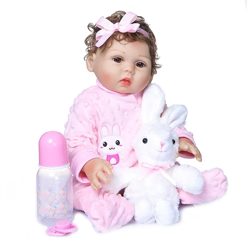 47CM Original NPK full body solicone bebe doll