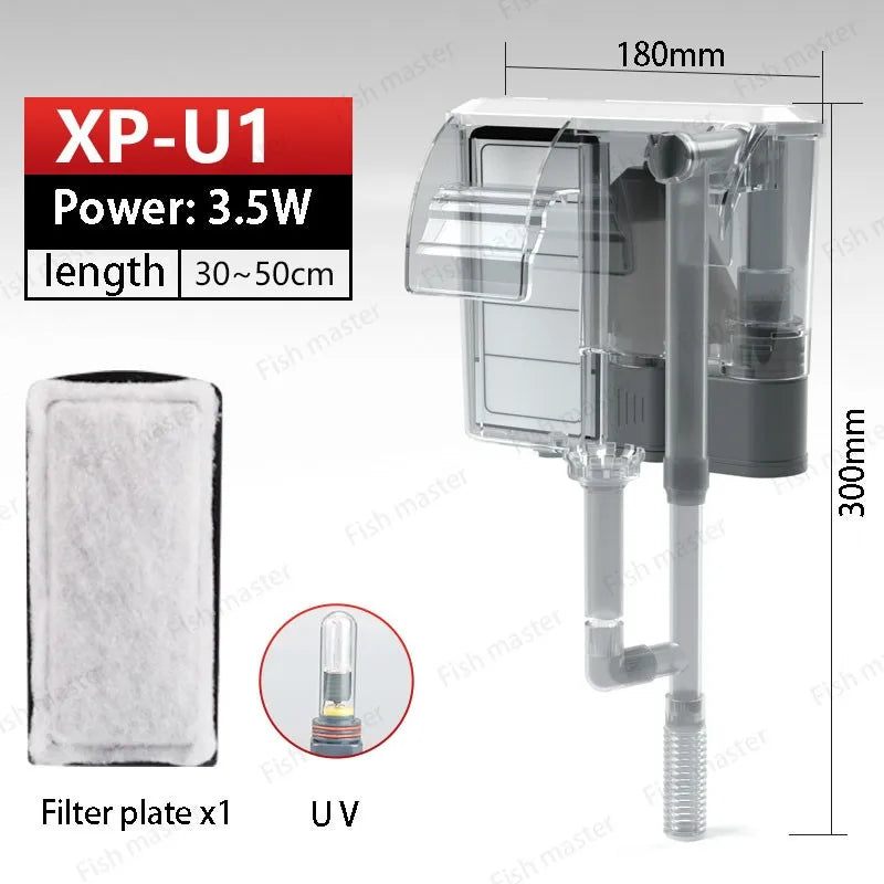 Hang On Up Waterfall Filter Water Pumps Hanging