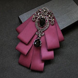 High Quality Korean Fashion New Crystal Bow Tie