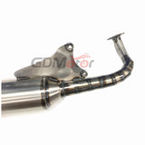 V8 Modified Racing Full Exhaust System For yamaha