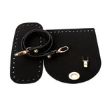 8colors 4PcsSet Artificial Leather Shoulder Bag Bottom Strap