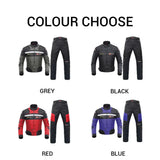 DUHAN Windproof Motocross Jacket Motorcycle Pants Men Motorcycle Jacket Wear-resistant Body Armor Moto Clothing For Winter