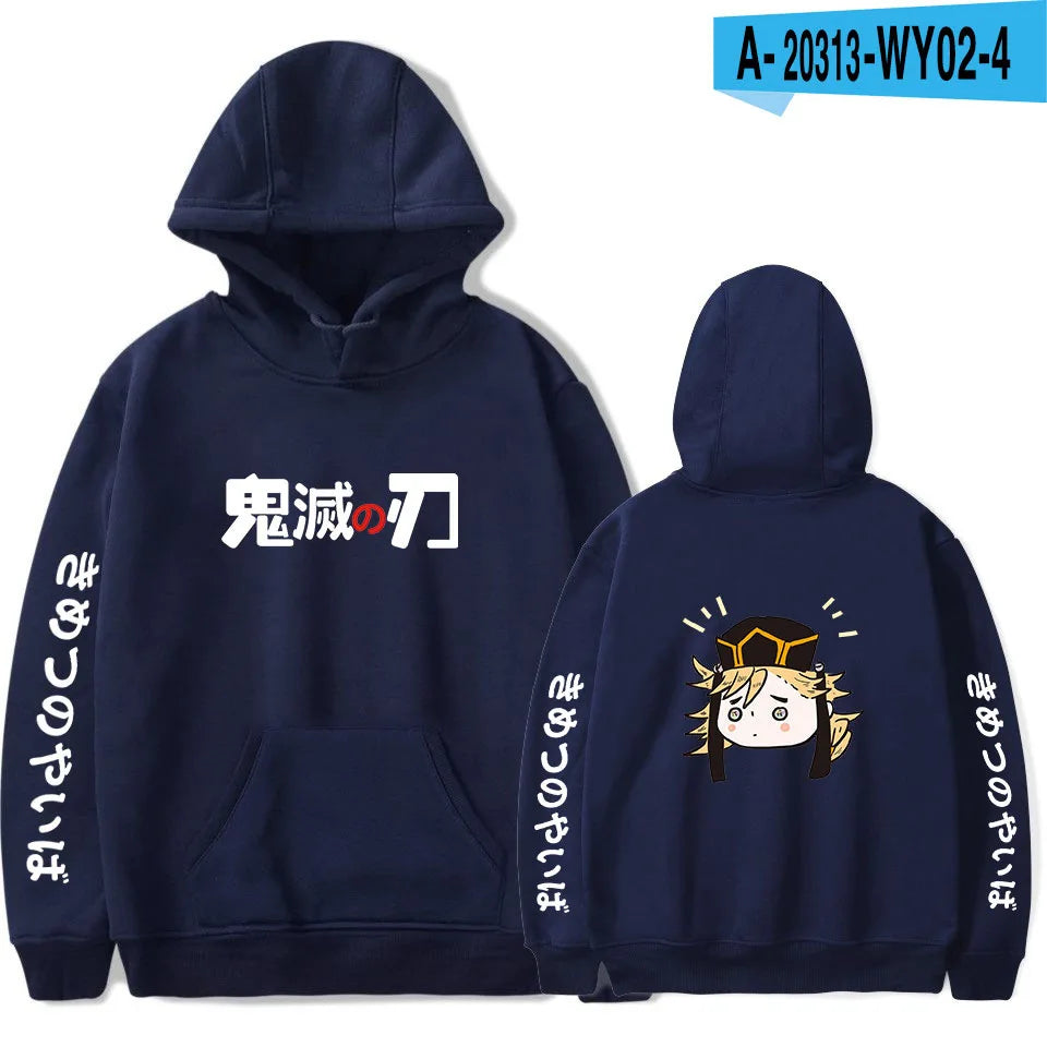Anime Hoodie Demon Slayer Oversized Hoodies Sweatshirts Men/Womens