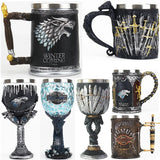 GOT Mug Goblet Stainless Steel Resin 3D Beer