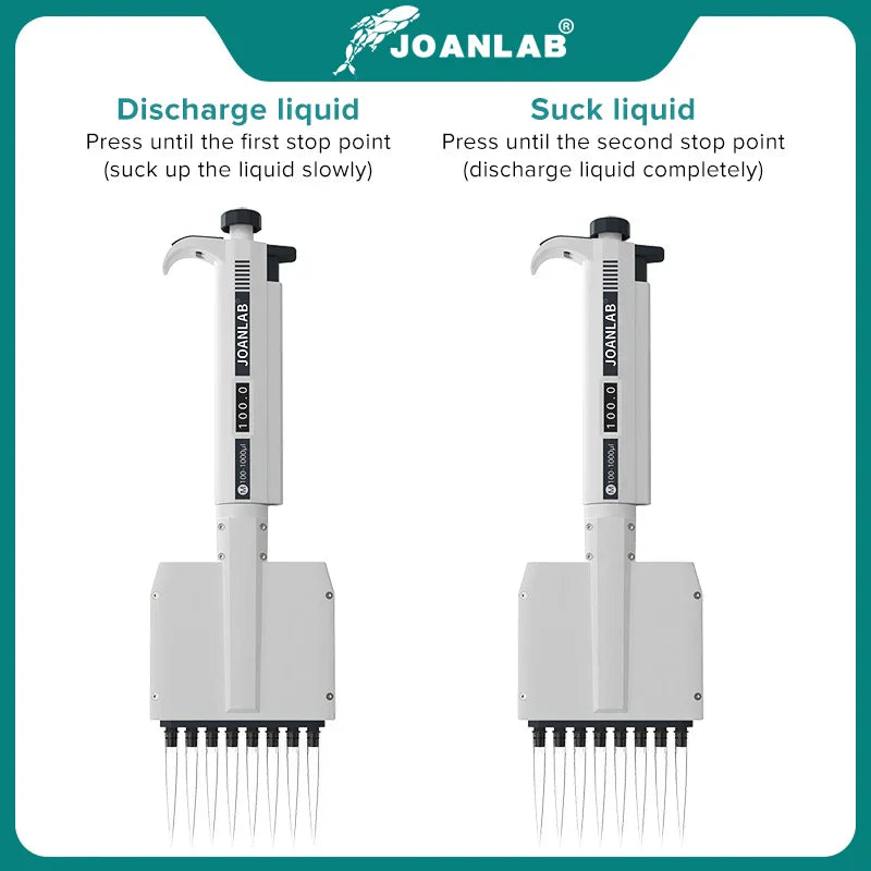 JOANLAB Official Store Multichannel Pipette Lab Equipment Manual