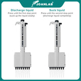 JOANLAB Official Store Multichannel Pipette Lab Equipment Manual