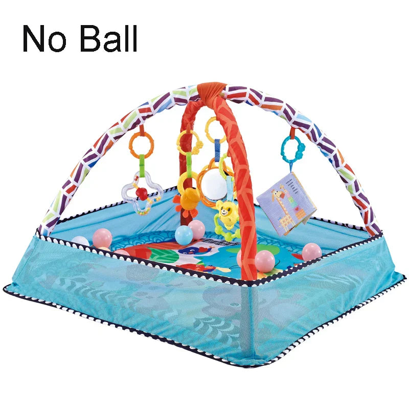 Multifunctional Fitness Frame Round Play Crawling Mat 0-12